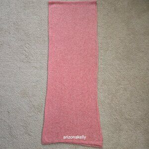 Pure Collection Cashmere Scarf Heather Pink FLAW
